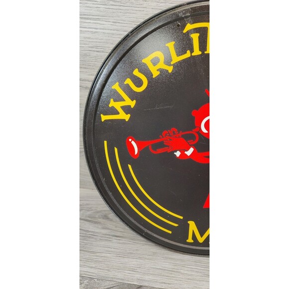 Wurlitzer Music Metal Sign Embossed Reproduction 12" Across... Musician Jukebox - Picture 2 of 7